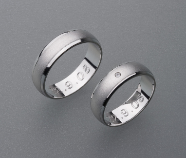 stříbrné snubní prsteny vzor Z5