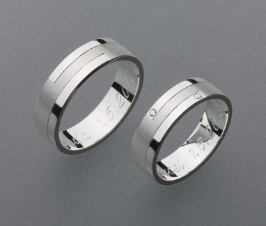 stříbrné snubní prsteny vzor Z29