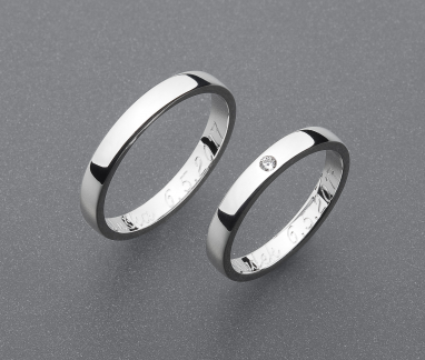 stříbrné snubní prsteny vzor Z67