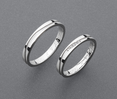 stříbrné snubní prsteny vzor Z70