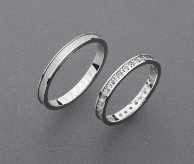 stříbrné snubní prsteny vzor Z71