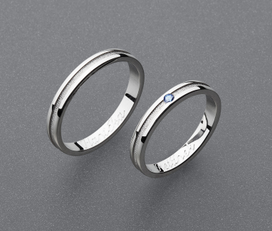 stříbrné snubní prsteny vzor Z92