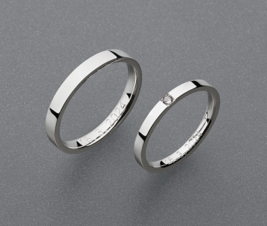 stříbrné snubní prsteny vzor Z116