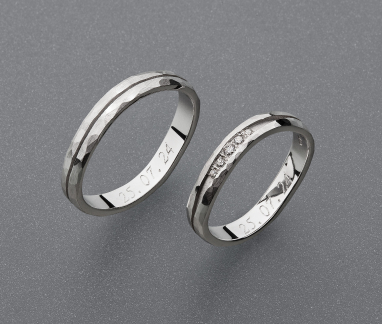 stříbrné snubní prsteny vzor Z118