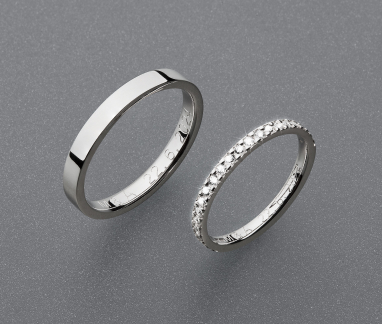 stříbrné snubní prsteny vzor Z117