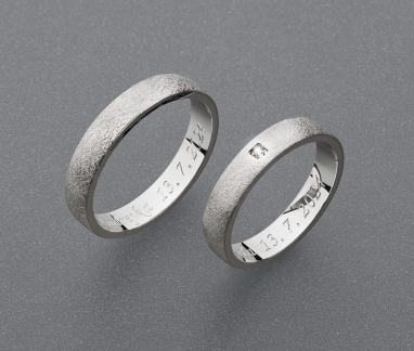 stříbrné snubní prsteny vzor Z124