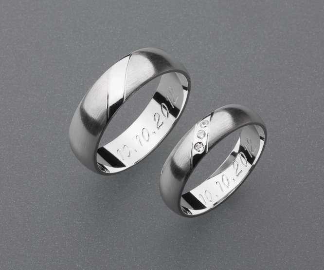 stříbrné snubní prsteny vzor Z25